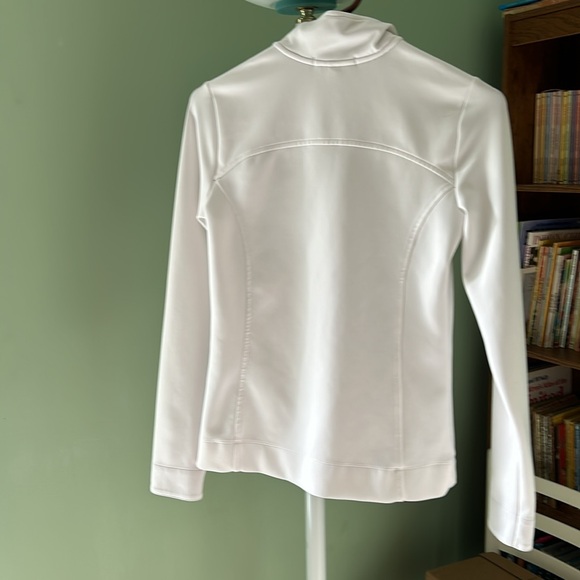 Fairway & Greene Ladies XS White Quarter Zip Top - Picture 5 of 9